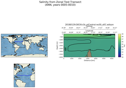 ANN Salinity from Zonal Test Transect