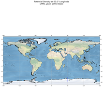 ANN Potential Density at 60.0$\degree$ Longitude ANN