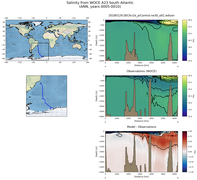 ANN Salinity from WOCE A23 South Atlantic ANN