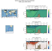 ANN Salinity from WOCE A12 Prime Meridian ANN