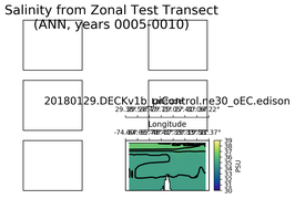 ANN Salinity from Zonal Test Transect