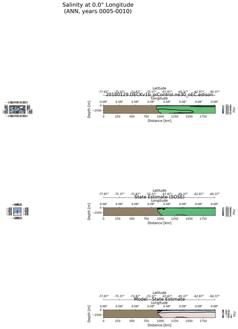 ANN Salinity at 0.0$\degree$ Longitude ANN