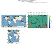 ANN Salinity from Meridional Test Transect