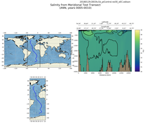 ANN Salinity from Meridional Test Transect