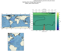 ANN Salinity from Zonal Test Transect