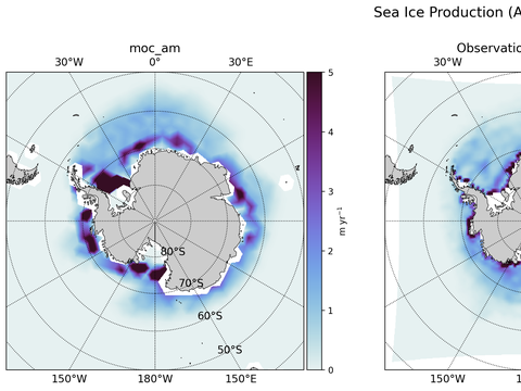 Antarctic Extended Southern-Hemisphere Sea Ice Production