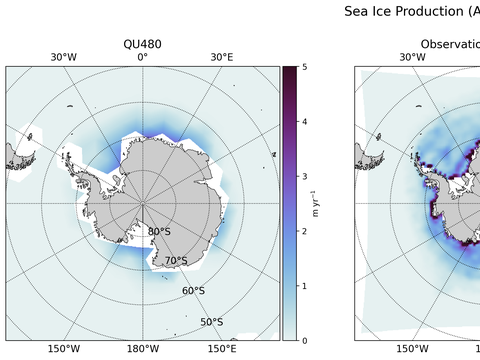 Antarctic Extended Southern-Hemisphere Sea Ice Production