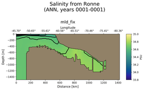 ANN Salinity from Ronne