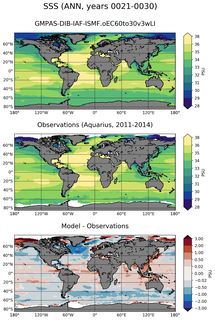 ANN Mean Sea Surface Salinity