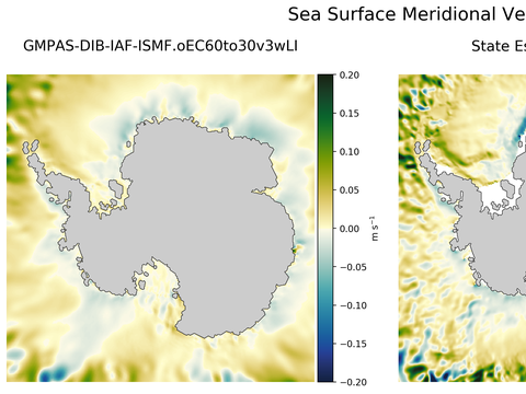 Antarctic Meridional Velocity
