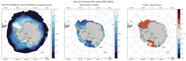 FM Climatology Map of Southern-Hemisphere Sea-Ice Thickness.