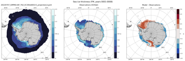FM Climatology Map of Southern-Hemisphere Sea-Ice Thickness.