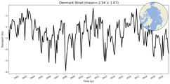 Transport through the Denmark Strait Transect