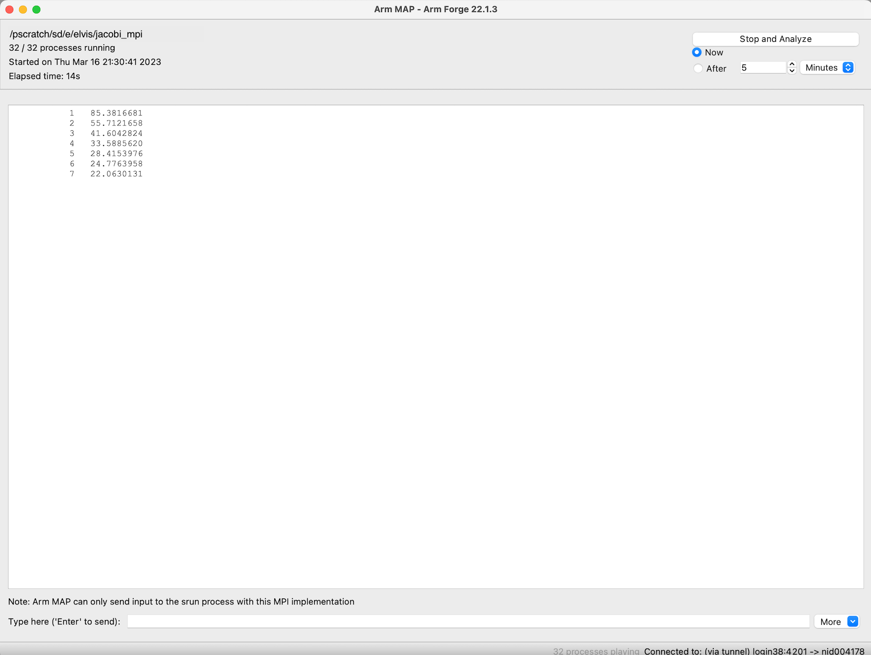 MAP window when running_2
