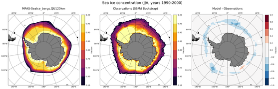 JJA Climatology Map of Southern-Hemisphere Sea-Ice Concentration