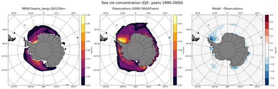 DJF Climatology Map of Southern-Hemisphere Sea-Ice Concentration